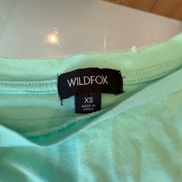 NWOT Wildfox Light Green Tacos and Margs T-shirt. Size XS - Picture 3 of 4